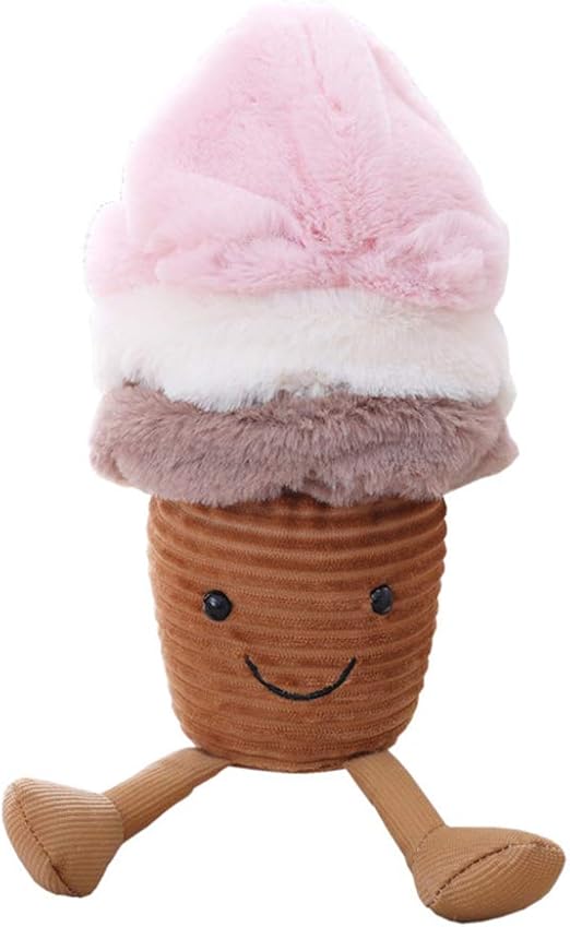ice cream cone plush toy