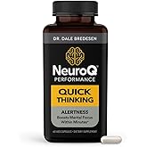 LifeSeasons NeuroQ - Quick Thinking Supplement Pills - Boosts Alertness + Supports Mental Focus - L-Theanine Caffeine L-Tyrosine & Beta-Alanine (60 Capsules)