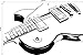 9321 Art Guitar Wall Stickers DIY Home Decorations Music Wall Decals Living Room