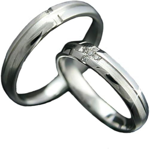 Amazon ココカル Cococaru ペアリング ２本セット K10 ホワイトゴールド 結婚指輪 ダイヤモンド 日本製 レディースサイズ10号 メンズサイズ1号 リング 通販