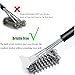 EOYIZW Grill Brush and Scraper, Bristle Free Barbecue Cleaner, 18 inch Stainless Steel BBQ Cleaning Brush with Triple Head Scrubber