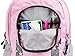 Swiss Gear SA6907 Laptop Computer Tablet Notebook Backpack - for School, Travel, Carry On Luggage, Women, Men, Student, Professional Use - Pink, 19 Inches