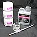 Acrylic Nail Kit 6in1 Acrylic Powder Liquid Set Monomer Acrylic Nail Liquid Powder Dust Pen Glass Dappen Dish Kits Tools