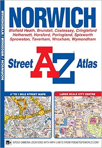 street map co uk Norwich Street Atlas Amazon Co Uk Geographers A Z Map Co Ltd street map co uk