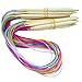 Bamboo Circular Knitting Needles Set - Wooden Pointed Round Beginner Plastic Knitting Needles Kit Including 18 Sizes: 2mm - 10mm