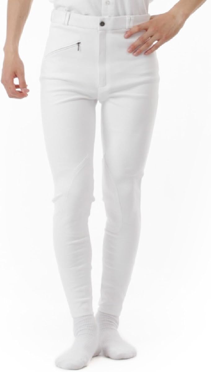Shires Saddlehugger Riding Breeches in White - Mens 36, White, 36W