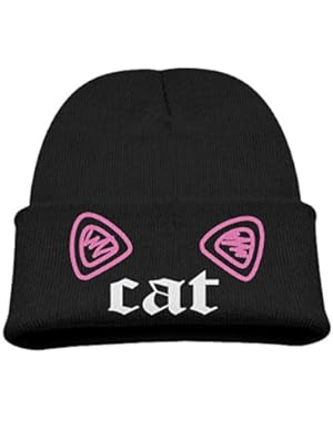 Cartoon Cat Girls SOF Hat Cute Cotton Cap Beanies