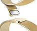 GELISHI Fitbit Flex Band Replacement with Stainless Steel Wireless Activity Bracelet Sport Wristband No Tracker - Gold Small