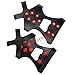 JSHANMEI Ice & Snow Grips Ice Spikers Grippers Crampon Cleats Traction Cleat Rubber Spikes Anti Slip 10-Stud Crampons Slip-on Stretch Footwear