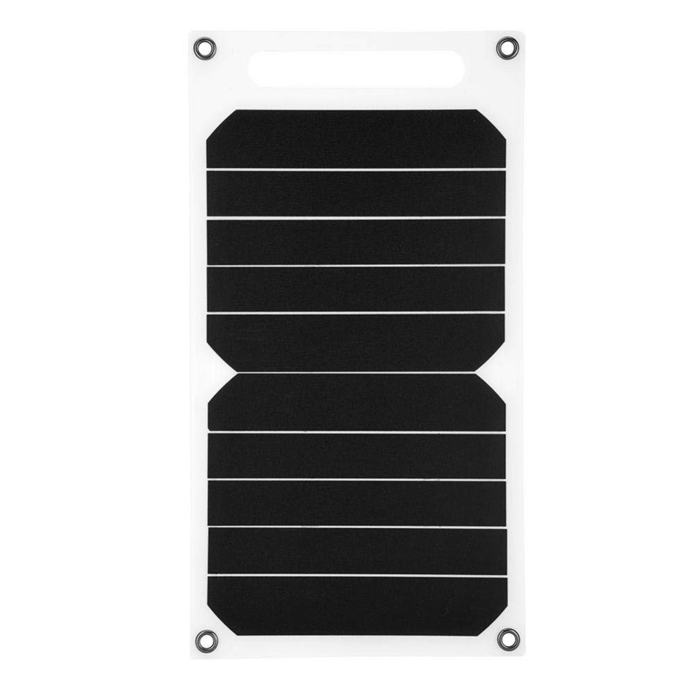 5V Solar Charger Waterproof Portable USB Solar Pannel High Efficiency Outdoor Solar Charger Lighteweight Panel USB Charging Port for Android Tablet
