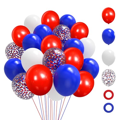 Red White Blue Balloons