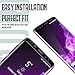 TAURI Screen Protector for Samsung Galaxy S9 Plus, [Alignment Frame] [Case Friendly] Tempered Glass Screen Protector - Black