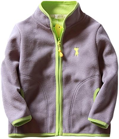 Unisex Boys Jacket Solid Color Coat Casual Western School Uniforms Outwear 7-8T Grey