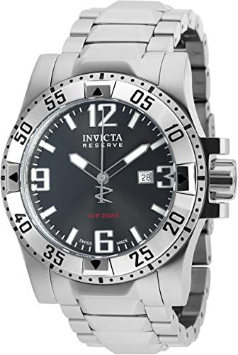 Invicta Reserve 50mm Excursion Swiss Made Quartz Stainless Steel Bracelet Watch (90052)