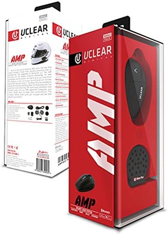 UCLEAR Digital AMP Bluetooth Helmet Audio System for Motorcycle, ATV, UTV and other Powersports Helmets - Single Kit