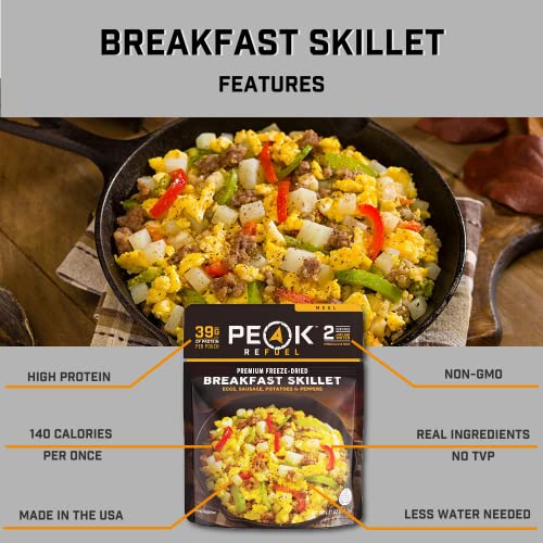 Peak Refuel Breakfast Skillet Premium Freeze Dried Camping Food