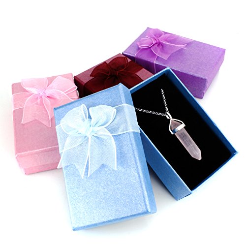 BEADNOVA Natural Rose Quartz Necklaces for Women Crystal Pendant Gemstone Necklace for Spiritual Energy Healing Hexagonal Pendant Divination for Men (18 Inches Stainless Chain) - Thumbnail 6