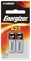 Energizer Zero Mercury Alkaline Batteries A23 2 ea