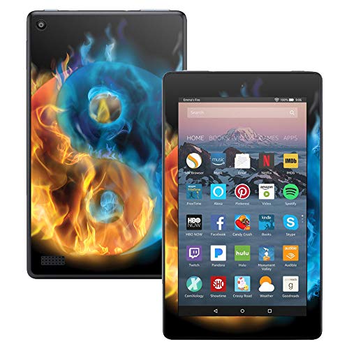MightySkins Skin for Amazon Kindle Fire 7 (2017) - Yin and Yang | Protective, Durable, and Unique Vinyl Decal wrap Cover | Easy to Apply, Remove, and Change Styles | Made in The USA