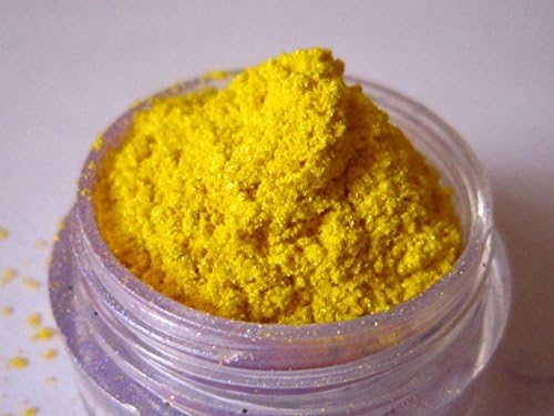 50 grams yellow Mica powder pigment for Polymer Clay, Paper Crafts, Resin, Nail Art etc YZ813