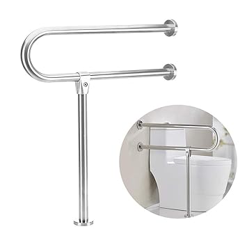 Handicap Grab Bars Rails 30 Inch Toilet Handrails Bathroom Safety Bar Hand Support Rail Handicapped Handrail Accessories For Seniors Elderly Disabled