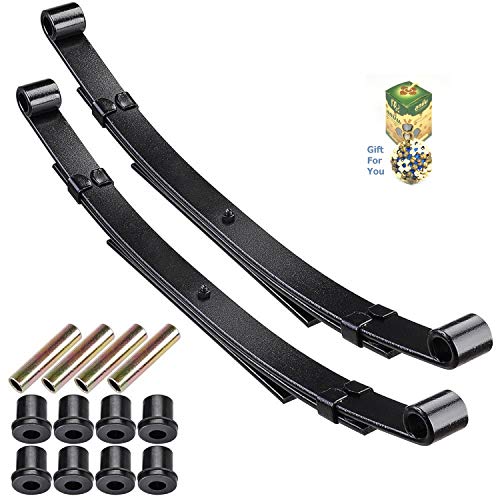 SpiritOne 2Pcs Rear Leaf Springs for Club Car DS Golf Cart H