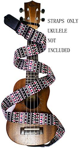 OLIVELAND Pink Tribal Ukulele Straps Ukulele Belts (pinktribal)