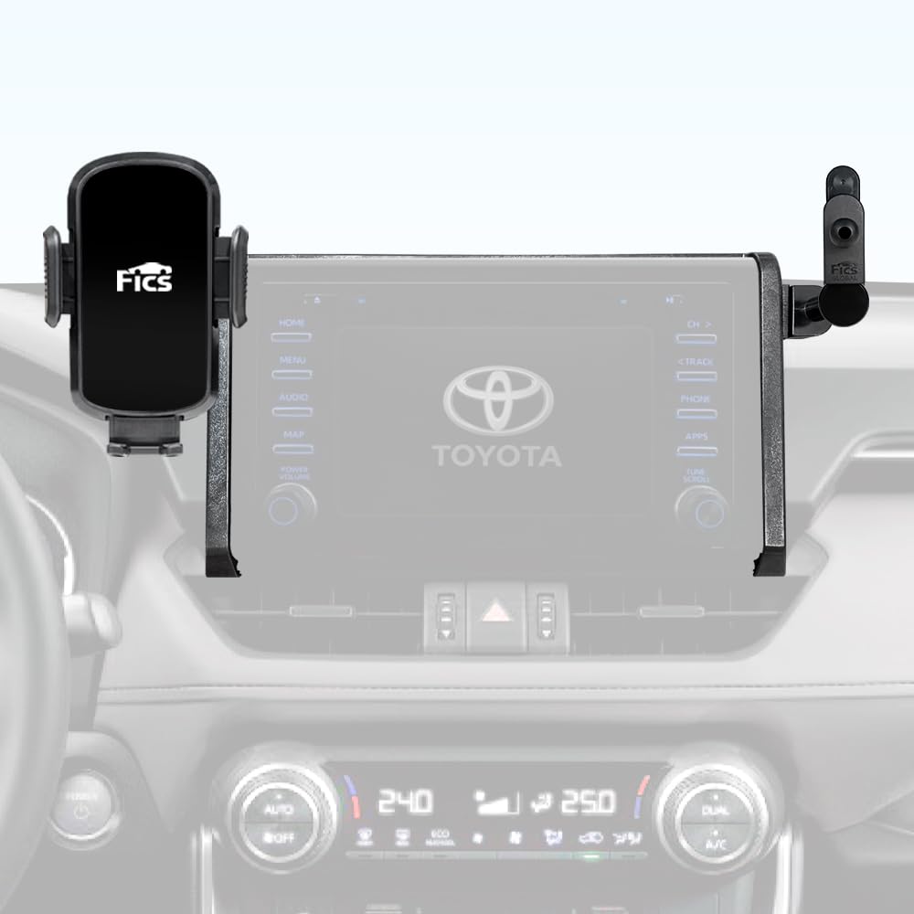 FICS Phone Holder Compatible with Toyota RAV4 (RAV4 19~24) of 8" Monitor