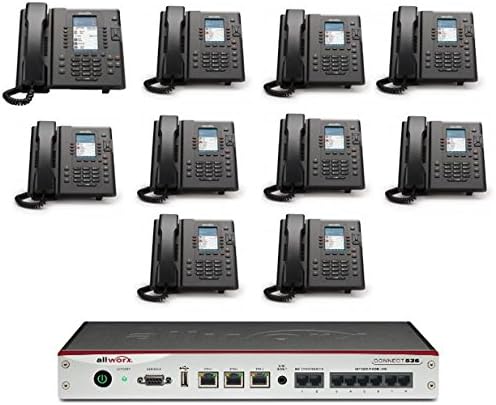 Allworx Connect 536 Business Phone System with 10 Color Display Verge Gigabit IP Phones --> $200.00 Telco Depot Visa / Master Card/ American Express Gift Card with Purchase
