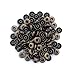 CrazyEve 100 Sets 12.5mm 633 Copper Press Studs Snap Fasteners Poppers Sewing Clothing Buttons Without Fixing Install Tool (Bronze)