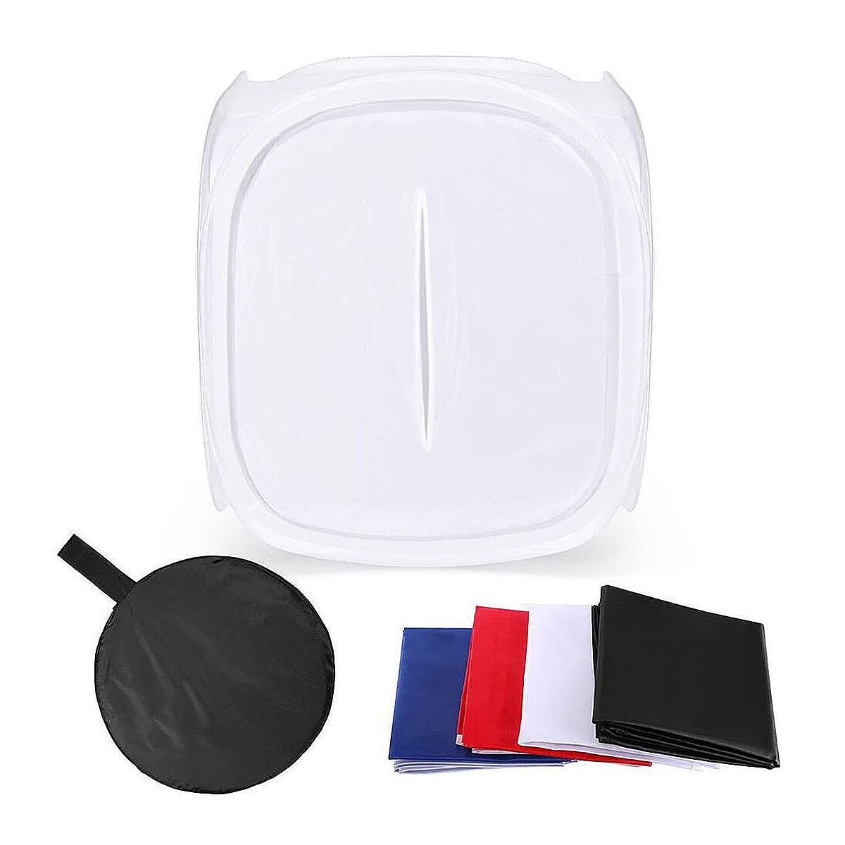 Brown Labrador, Light Box Studio Photography Portable Folding Background White and Black Size S (40x40x40 cm) M (60x60x60 cm) L (80x80x80 cm) XL (90x90x35.4 in) Transport Bag e. (M)