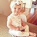 bestpriceam Baby Clothes, Newborn Toddler Printing Bodysuit Romper Jumpsuit (6-12M, White)