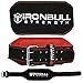 Weight Lifting Belt - 6-inch Padded Leather Weight Belt - Heavy Duty And Comfortable Back Support For Heavy Weightlifting and Fitness