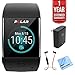 POLAR M600 Sports Smart Watch - Black (90063087) w/Extended Warranty Bundle Includes, 1 Year Extended Warranty, Fusion Bluetooth Headphones, Universal Travel Wall Charger & 1 Piece Micro Fiber Cloth