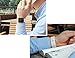 TOROTOP Luxury Genuine Leather watch Band strap Bracelet Replacement Wrist Band With Adapter Clasp for 38mm iWatch Apple Watch & Sport & Edition(38mm-white A)