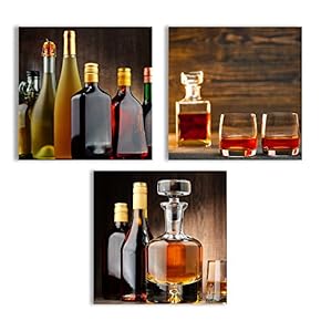 Abstract Vintage Wine Cup Pictures Home Wall for...