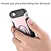 SAMONPOW Kickstand Cover for iPhone 5 Case iPhone SE Case iPhone 5s Case Slim Fit Shock Absorption Drop Protection Cover with Ring Holder Case for iPhone 5 5s SE Rose Gold