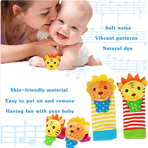 1 aimibaby+Baby+Wrist+Rattle+Socks