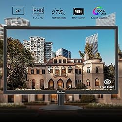 Prechen 24 Inch Computer Monitor 75Hz PC