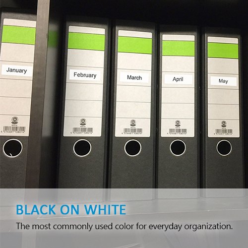 3 Pack Laminated Label Tapes Compatible for Brother P-touch Label Maker TZ TZe 231 TZ-231 TZe-231 Black on White 0.47" (12mm) x 8m (26.2ft) - Thumbnail 5