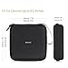 VicTsing Portable CD DVD Drive Case, Carrying Travel Storage Case Pouch Bag with Extra Storage Pocket for External USB CD DVD Blu-ray Drive Writer Burner, Black
