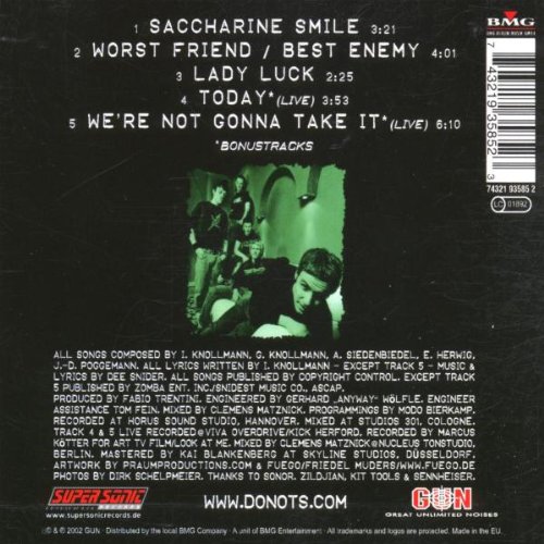 Disco de Donots «Saccharine Smile»