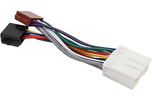 CHICIRIS Premium Plastic Radio Iso Wiring Harness, Reliable and Cost Saving Universal Car Stereo Adapter for Various Models, 