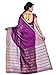 Shonaya Purple Banarasi SIlk Woven Work saree &Unstitched Blouse Piece,Free Size