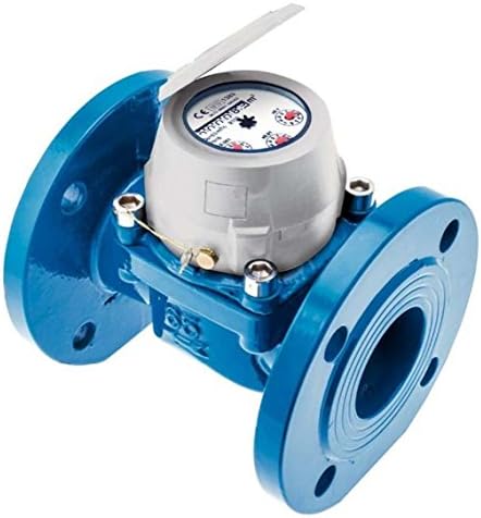 3" BSP European Thread Resistant Cast Iron Industrial Water Meter Flow Counter for Cold Water