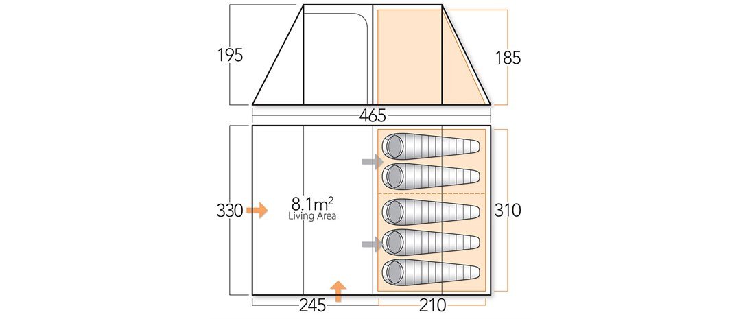 Vango icarus 500 deluxe Clearance