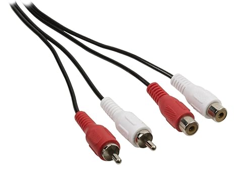 Valueline VLAP24205B20 - Stereo-Audio-Verlängerungskabel - 2x Cinch Stecker auf 2x RCA Buchse – 2m