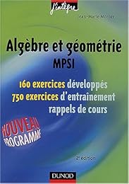 Algèbre et géométrie MPSI
