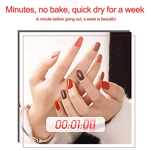 40 Colors Nail Polish Eco-Friendly Easy Peel Off & Quick Dry Water Based Nail Polish 8ml, Removable Gel Nail Polish for Starter DIY Nail Art(#01)
