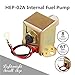 Universal 12v Electric Fuel Pump 2.5-4psi Type Square Fuel Pump 30GPH Self Priming Gasoline Diesel Pump for Carburetor